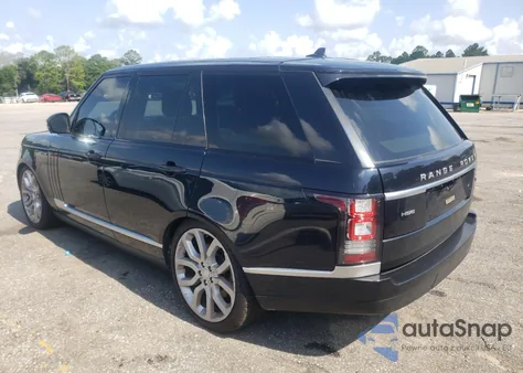 2016 Land Rover Range Rover Hse z USA, uszkodzony, nr VIN SALGS2PF1GA310850